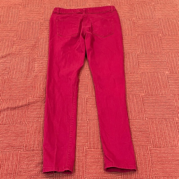 g21 women’s size 9 waist 30.5” inseam 30.75” rise 7.75” bright Pink Denim Jeans - Picture 6 of 12